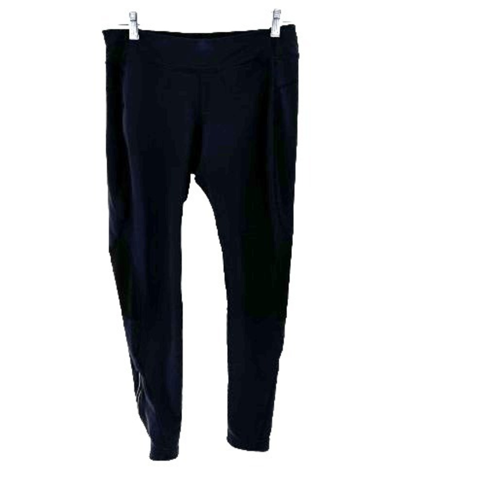 REI High Rise Yoga Legging Pants Women's Medium Black Side Pocket Running Hiking